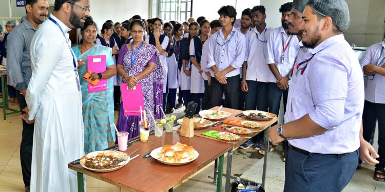 ಪುತ್ತೂರು: ಸೈಂಟ್ ಪಿಲೋಮಿನಾ ಕಾಲೇಜಿನಲ್ಲಿ ‘ಮಾಸ್ಟರ್ ಮಿಕ್ಸ್ ಶೆಫ್ಟ್’ ಅಗ್ನಿಯಿಲ್ಲದೆ ಅಡುಗೆ ಸ್ಪರ್ಧೆ