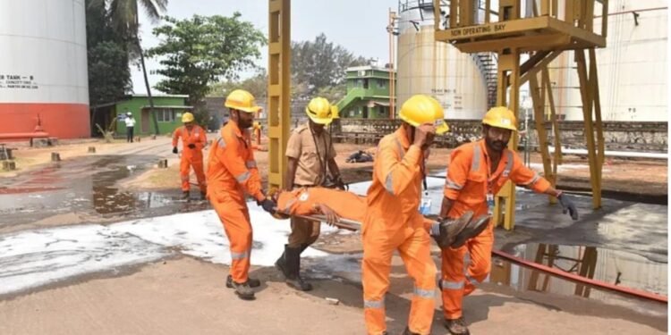 ರಾಸಾಯನಿಕ ಸೋರಿಕೆ ಅಣುಕು ಪ್ರದರ್ಶನ
