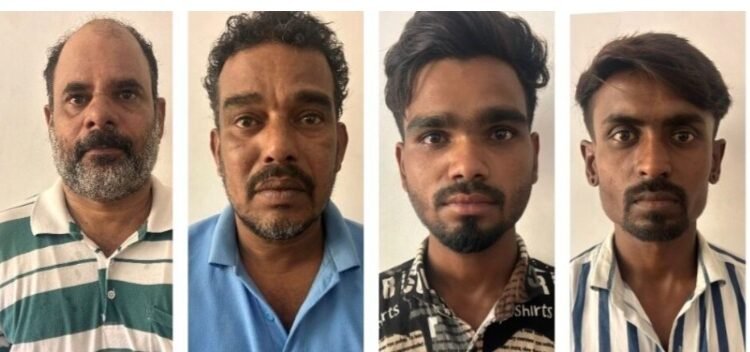 ಮಂಗಳೂರಿನಲ್ಲಿ ಅಂತರ್‌ರಾಜ್ಯ ಗಾಂಜಾ ಮಾರಾಟ ಜಾಲ ಪತ್ತೆ: 22 ಕೆಜಿ 250 ಗ್ರಾಂ ಗಾಂಜಾ ವಶ, ನಾಲ್ವರು ಬಂಧನ