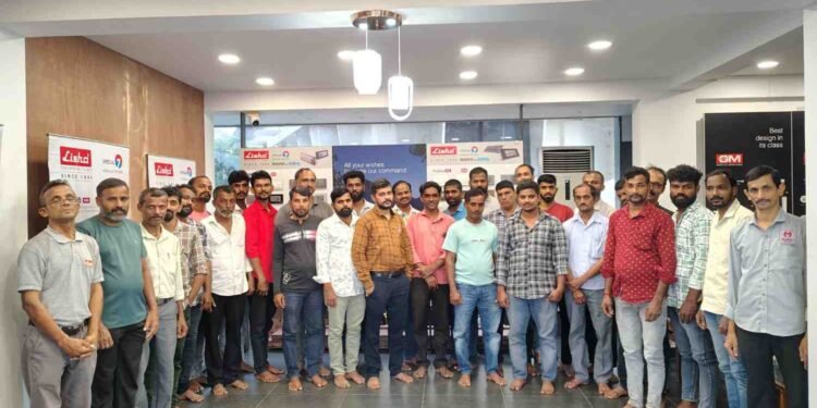ಮೈತ್ರಿ ಎಲೆಕ್ಟ್ರಿಕ್ ಕಂಪನಿಯಲ್ಲಿ ಲಿಷಾ ಉತ್ಪನ್ನಗಳ ಪ್ರಾತ್ಯಕ್ಷಿಕೆ, ಮಾಹಿತಿ ಕಾರ್ಯಾಗಾರ