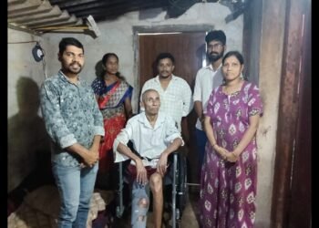 ಧರ್ಮಸ್ಥಳ ಗ್ರಾಮಾಭಿವೃದ್ಧಿ ಯೋಜನೆಯಿಂದ ನೆಕ್ಕರೆಯ ಕೃಷ್ಣಪ್ಪ ಅವರಿಗೆ ವೀಲ್‌ಚೇರ್ ವಿತರಣೆ