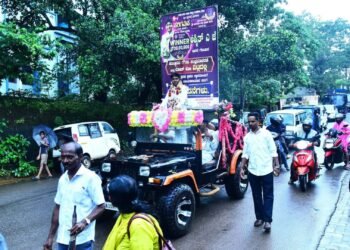 ಸರಿಗಮಪ ಲಿಟಲ್ ಚಾಂಪ್ಸ್ ವಿನ್ನರ್ ಅಶ್ಮಿತ್‌ಗೆ ವಿಟ್ಲದಲ್ಲಿ ಅದ್ಧೂರಿ ಸ್ವಾಗತ: ಹುಟ್ಟೂರಿನ ಗೌರವ, ರೋಡ್ ಶೋ