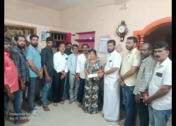 ಕಾವು: ಅನಾರೋಗ್ಯದಿಂದ ಬಳಲುತ್ತಿರುವ ಈಶ್ವರ ಆಚಾರ್ಯರಿಗೆ ಪುತ್ತಿಲ ಪರಿವಾರದಿಂದ ವೈದ್ಯಕೀಯ ನೆರವು